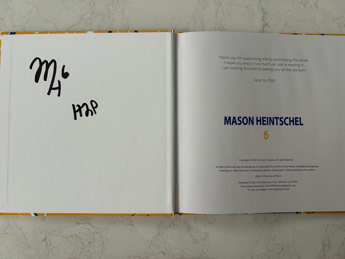 Mason Heintschel - Hail to the Quarterback (Signed Copy!)