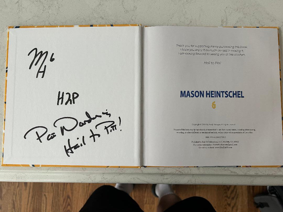 Signed by Mason and Coach Narduzzi (100% to Charity)